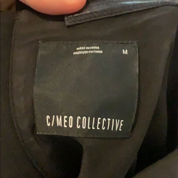 WORN ONCE - C/MEO black long dress - Picture 7 of 7